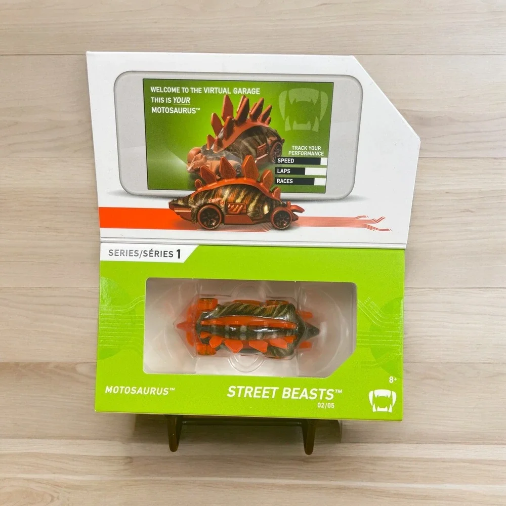 Hot Wheels id Motosaurus Street Beasts Series 1 App Racer #2/5 Mattel 2018